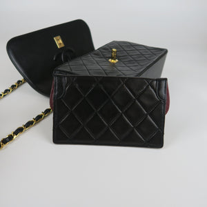 Small Timeless Diana Flap Black Lambskin 24k GHW