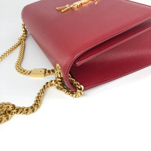 Classic Monogram Kate in Deep Red Grain Leather GHW