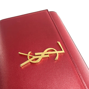 Classic Monogram Kate in Deep Red Grain Leather GHW