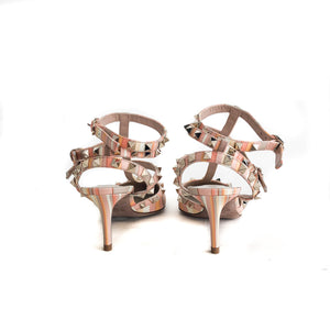 Classic Rockstuds Peach and Orange