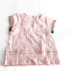 Kid's T-shirt- Pink with Check Trim