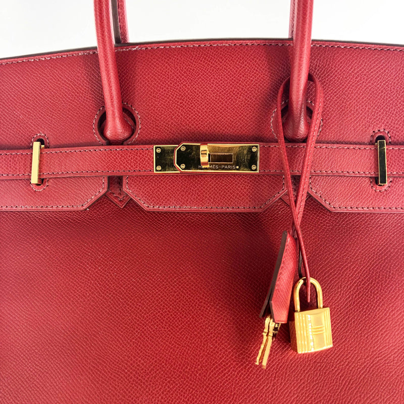 Hermes  Kelly 35 Rouge Casaque Epsom - Buy & Consign Authentic Pre-Owned  Luxury Goods