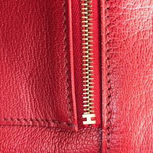 Birkin 35 Rouge Vif Epsom M-Stamp with GHW