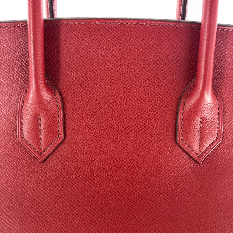 HERMES Birkin 35 Handbag Red Swift Leather