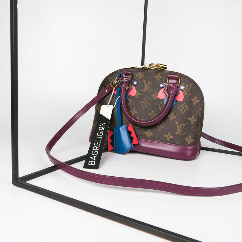 Louis Vuitton Monogram Totem Alma BB w/ Strap - Brown Handle Bags, Handbags  - LOU693224