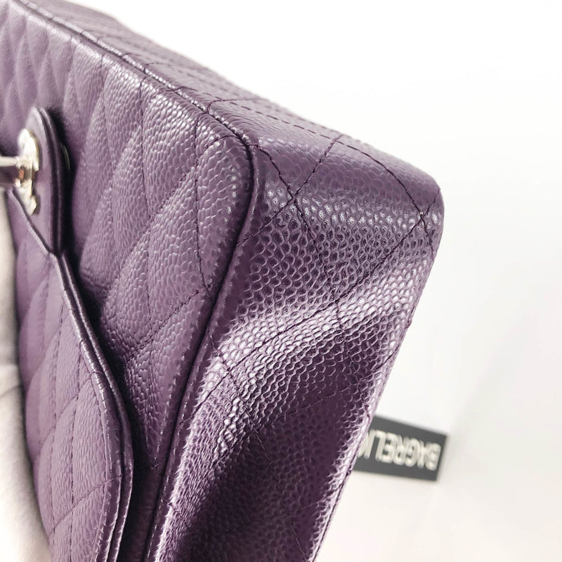 dark purple chanel bag