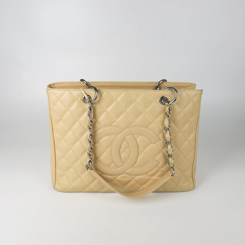 Beige Caviar GST in Caviar leather with SHW