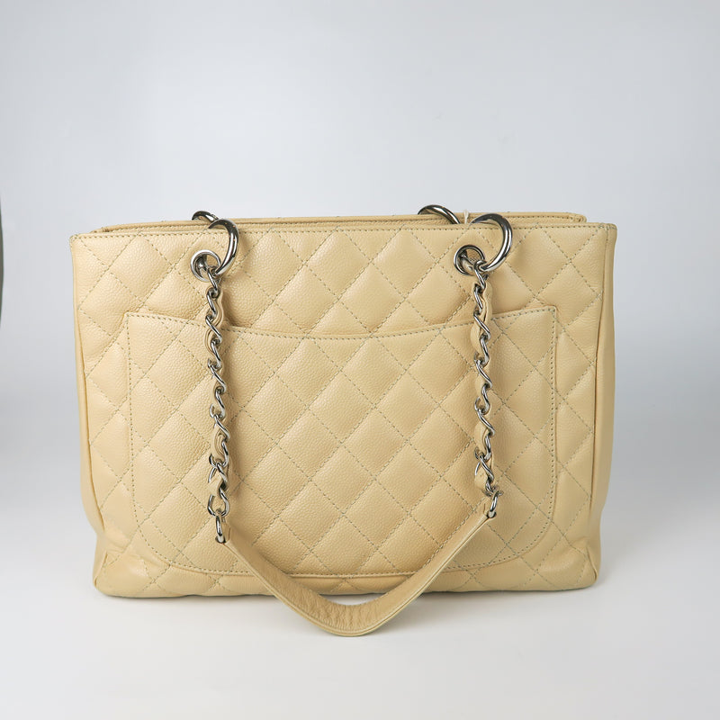 Beige Caviar GST in Caviar leather with SHW