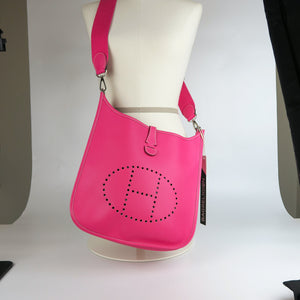 Rose Tyrien Epsom Leather Evelyn III PM Bag