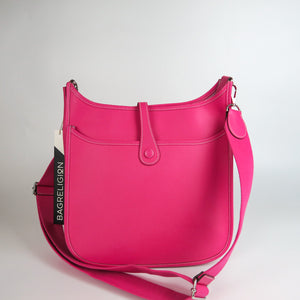 Rose Tyrien Epsom Leather Evelyn III PM Bag