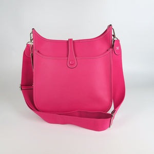 Rose Tyrien Epsom Leather Evelyn III PM Bag