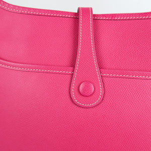 Rose Tyrien Epsom Leather Evelyn III PM Bag