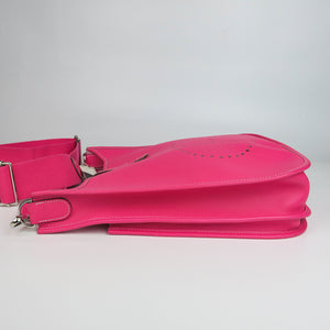 Rose Tyrien Epsom Leather Evelyn III PM Bag