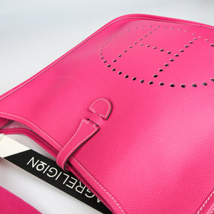 Rose Tyrien Epsom Leather Evelyn III PM Bag