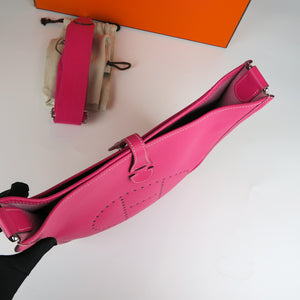 Rose Tyrien Epsom Leather Evelyn III PM Bag