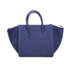 Medium Phantom Handbag in Dark Blue Nubuck Calfskin
