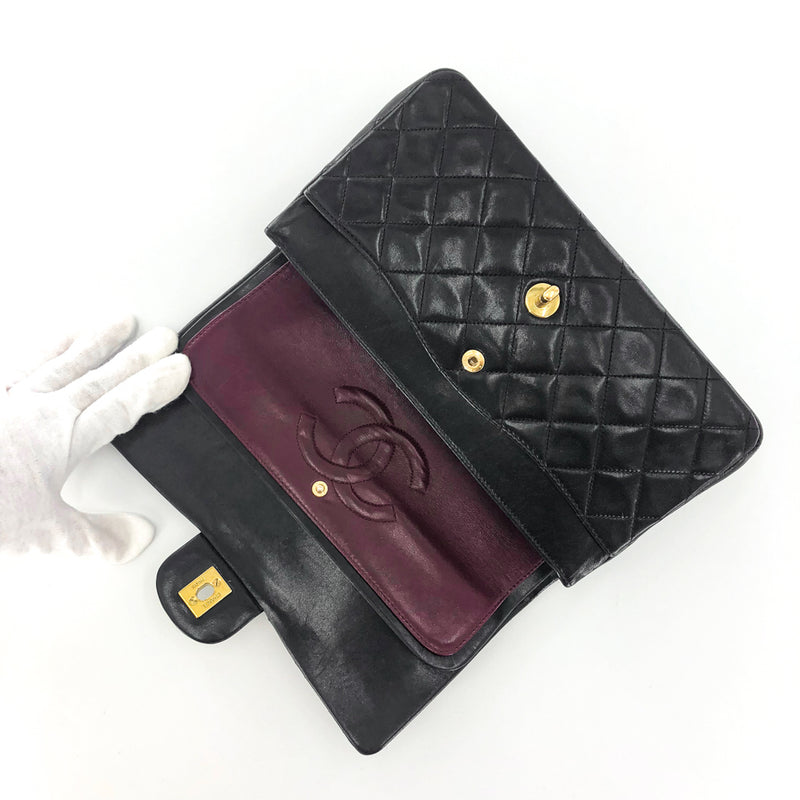 Classic Quilted M/L Double Flap Bag