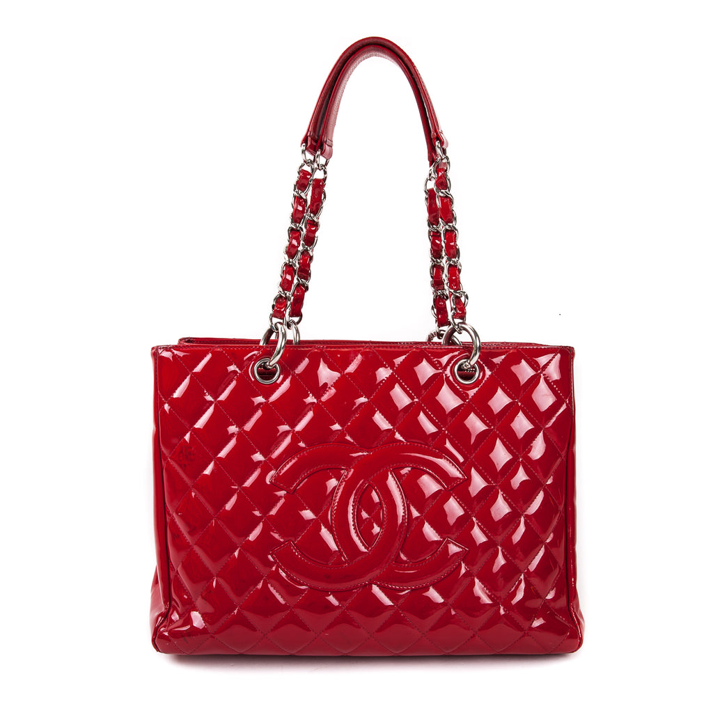 Quilted Red Patent GST