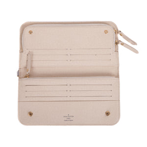 Insolite wallet in Damier Azur with GHW