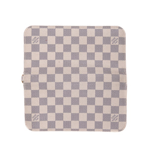 Insolite wallet in Damier Azur with GHW