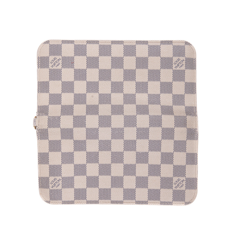 Insolite wallet in Damier Azur with GHW