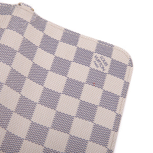 Insolite wallet in Damier Azur with GHW