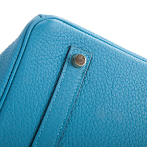 Birkin 35 in Turquoise Togo Leather