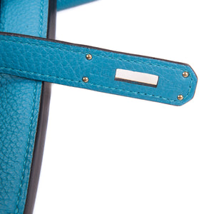 Birkin 35 in Turquoise Togo Leather