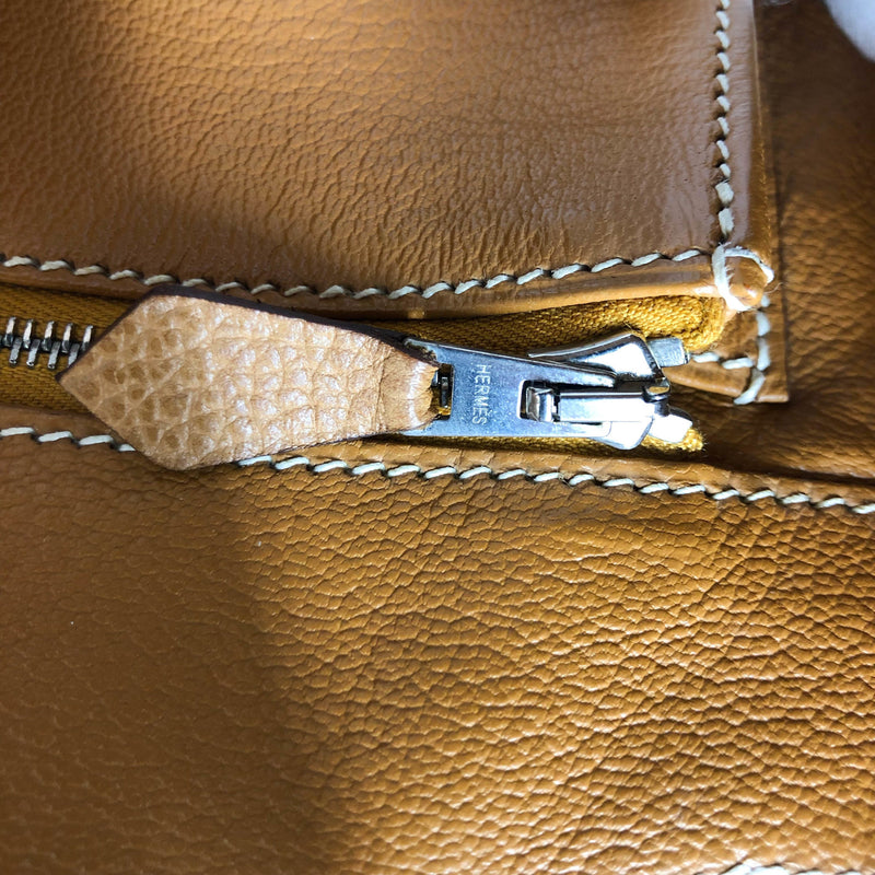 Birkin 35 Gold Vache Liegee  J-Stamp Palladium Hardware