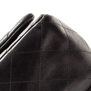 Classic Double Flap Lambskin Jumbo Black with GHW