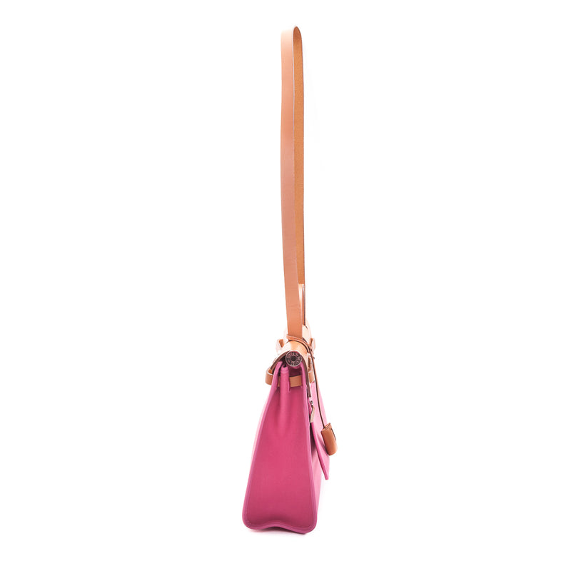 HerBag PM Top Handle in Pink Canvas