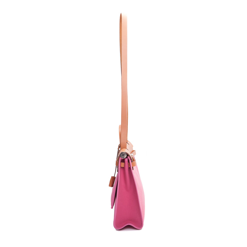 HerBag PM Top Handle in Pink Canvas