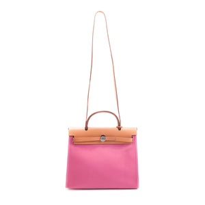 HerBag PM Top Handle in Pink Canvas