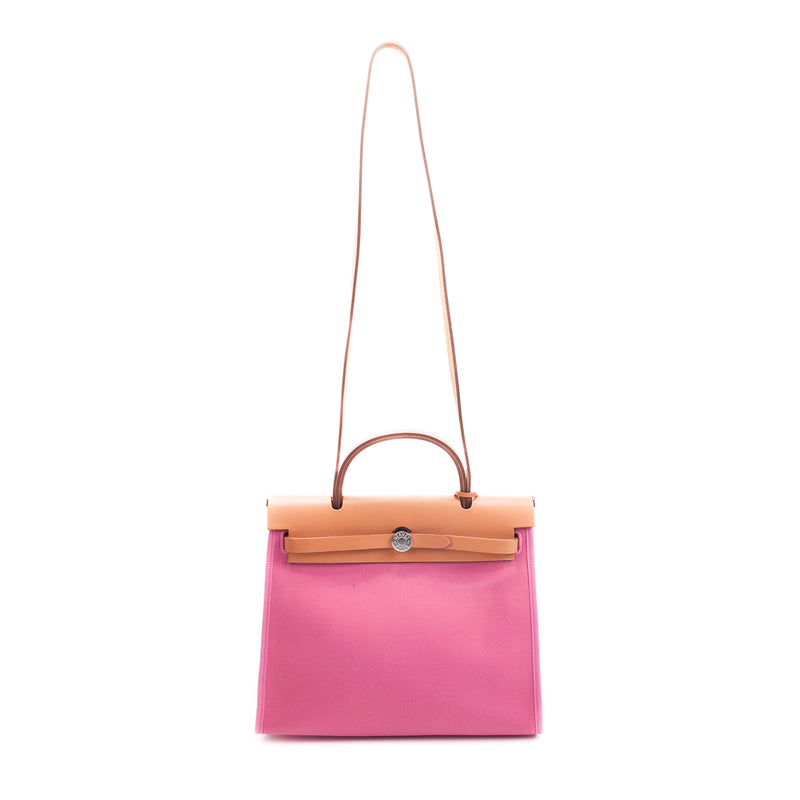 HerBag PM Top Handle in Pink Canvas