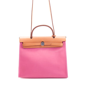 HerBag PM Top Handle in Pink Canvas