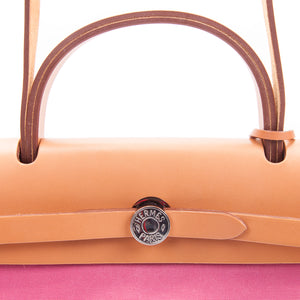 HerBag PM Top Handle in Pink Canvas