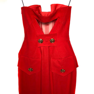 Cocktail Dress Red GHW