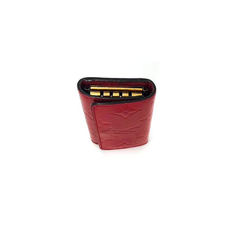 Monogram Red Vernis Multicles 4 Key Holder