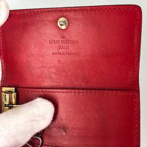 Monogram Red Vernis Multicles 4 Key Holder