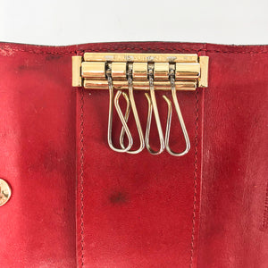 Monogram Red Vernis Multicles 4 Key Holder