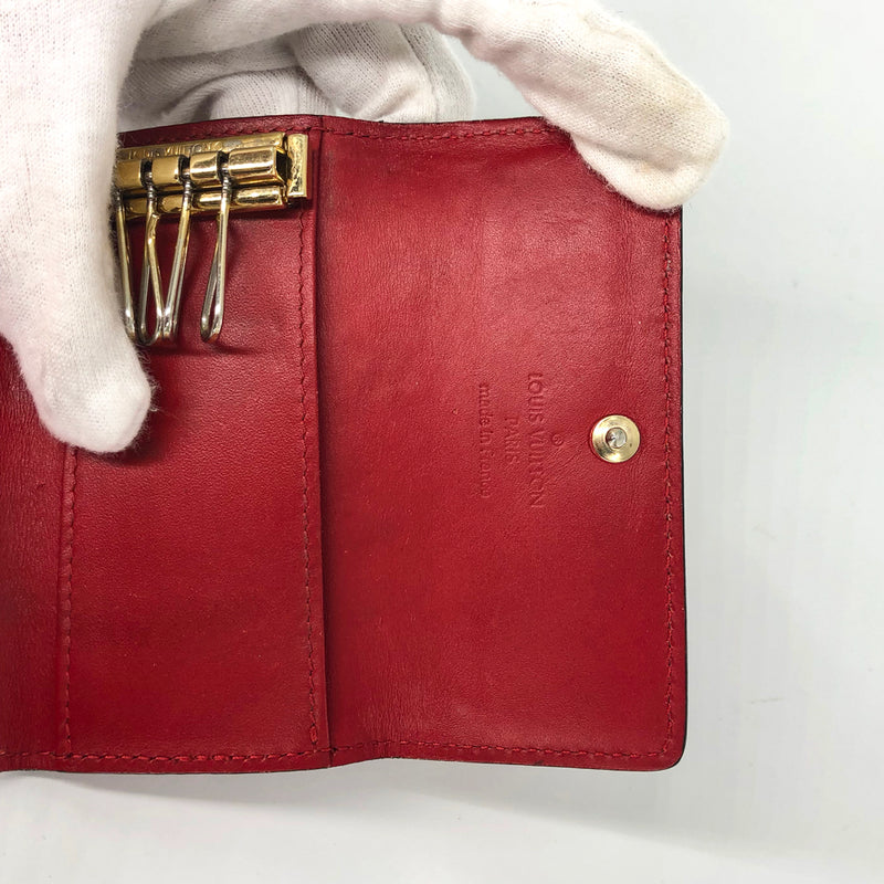Monogram Red Vernis Multicles 4 Key Holder