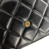 Boy Wallet on Chain in Black Quilted Lambskin