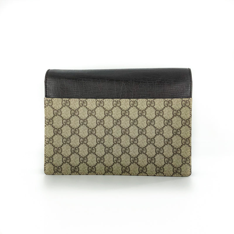 Vintage GG Monogram Clutch with Retractable Strap