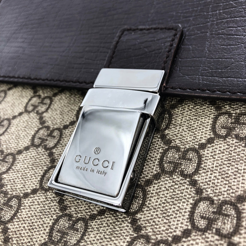 Gucci Vintage GG Monogram Clutch with Strap at Jill's Consignment