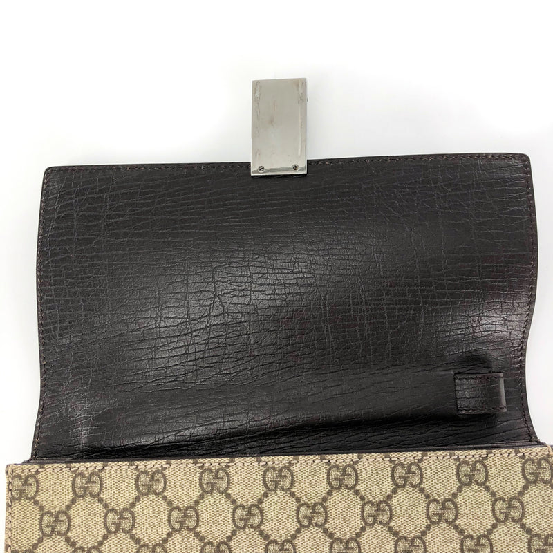 Vintage GG Monogram Clutch with Retractable Strap