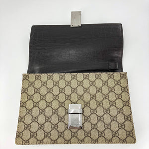 Vintage GG Monogram Clutch with Retractable Strap
