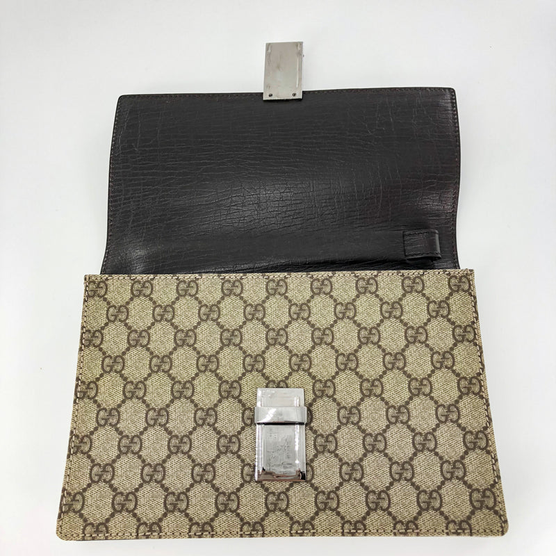 Vintage GG Monogram Clutch with Retractable Strap