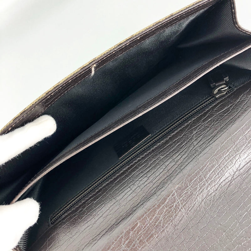 Vintage GG Monogram Clutch with Retractable Strap