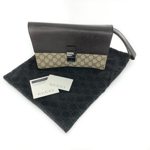 Vintage GG Monogram Clutch with Retractable Strap