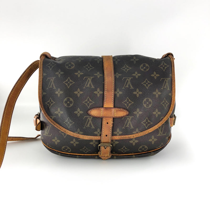 Louis Vuitton Vintage - Monogram Saumur 30 - Brown - Monogram